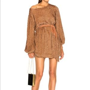 Retrofete Bronze Sequin Dress